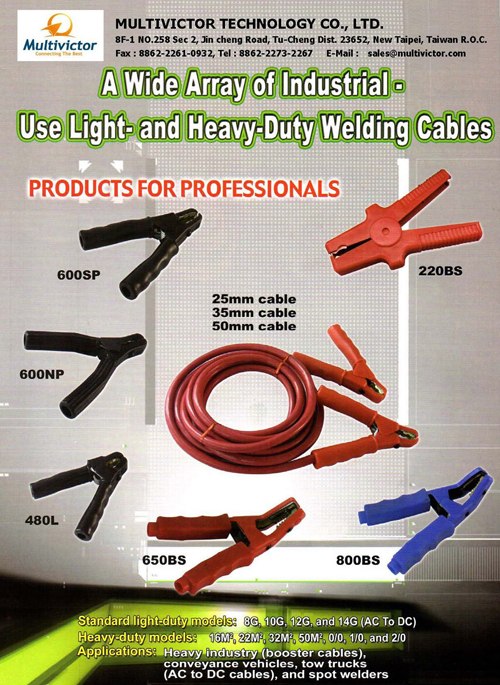 Industrial-USE Light-and Heavy-Duty Welding Cables